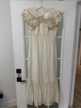 Zimmermann | Dresses | Zimmermann Halcyon Flutter Linen Midi Dress |  Poshmark